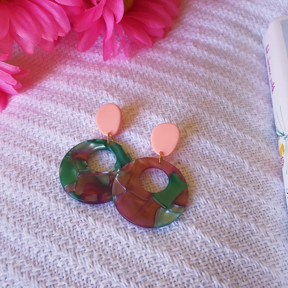 Bohemian Acrylic Drop Earrings
